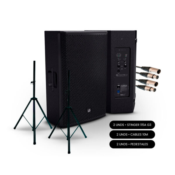LD-Systems-STINGER-15A-G3-–-Parlantes-Activos-Paquete-con-2-Tripodes-y-Cables-de-10M-1000x1000