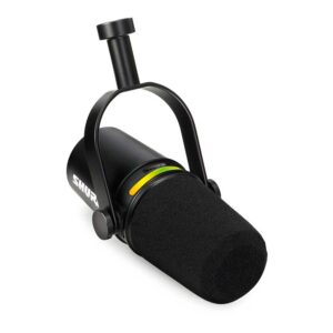 Shure MV7+-K Micrófono Profesional Híbrido para Podcast