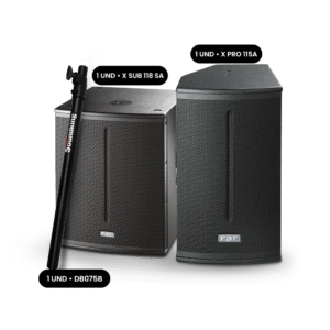 FBT Combo II – Sistema X PRO 115A / X SUB 118SA / DB075B