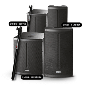 FBT Combo III – 2 X LITE 115A / 2 X SUB 118SA / 2 DB075B