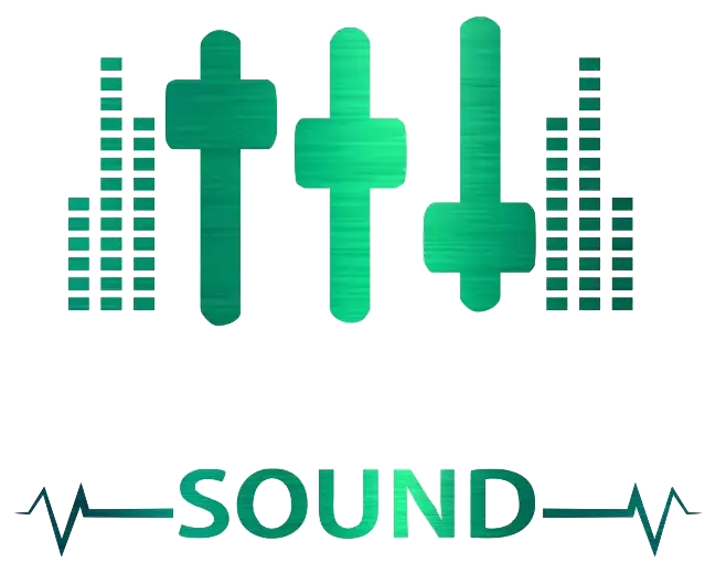 logo fader sound blanco