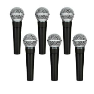 Shure SM58-LC (Six Pack) Micrófono Vocal Dinámico