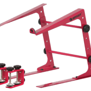 Odyssey LSTANDRED Soporte de Laptop Rojo con Abrazaderas