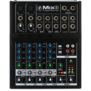 Mackie Mix8 – Mezclador Analógico Compacto