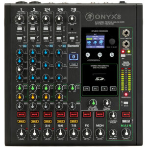 Mackie Onyx8 – Mezclador Analógico USB Multicanal