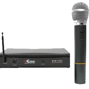 Kohlt KVX401R/KVX401H – Sistema inalámbrico de micrófono