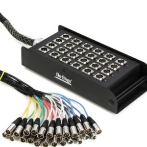 On-Stage SNK204100V2 – Serpiente de 100' 20 Canales