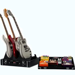 Gator GW-GIGBOXJR - Estuche Pedalera con Soporte 3 Guitarras