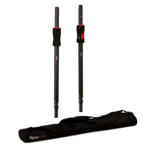 Gator Frameworks GFW-ID-SPKR-SPSET – Par de Soportes de Altavoz