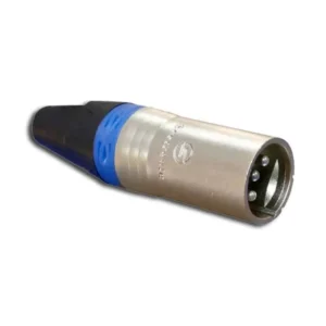 OZU CC018 Conector XLR Hembra Durabilidad Niquel Azul