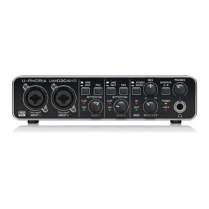 Behringer UMC204HD Interfaz de Grabación con MIDI I/O