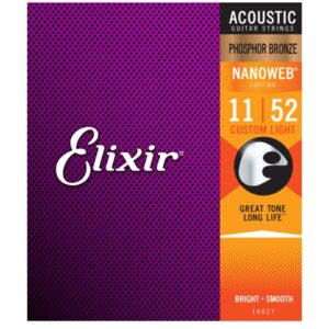 Elixir 16027 – Cuerdas Acústicas Nanoweb