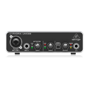 Behringer UMC22 – Interfaz audio 2 entradas USB