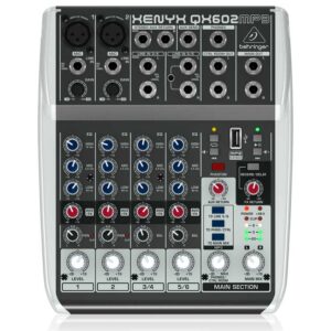 Behringer QX602MP3 – Consola 6 canales USB MP3