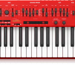 Behringer MS-1-RD Sintetizador analógico 32 teclas para vivo