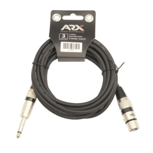 ARX XLR Cable de Audio 3M Plug a XLR Hembra