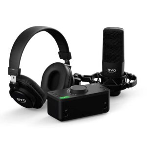 Audient EVO START RECORDING BUNDLE – Paquete Completo de Grabación USB/iOS