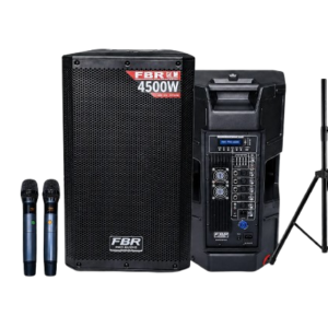FBR ART-912A Parlante 4500W activo Bluetooth + Micrófonos