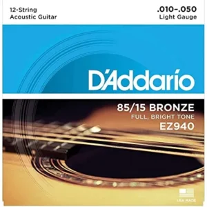 D'Addario EZ940 Set de 12 Cuerdas Acústicas