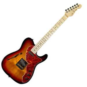G&L ASAT Classic Thinline 3 Tone Sunburst MN 2022 Guitarra Eléctrica