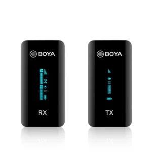 BOYA BY-WM8 Pro-K4 Sistema de Micrófono Inalámbrico UHF Doble Canal