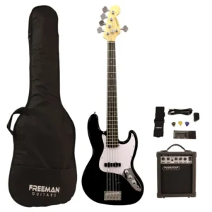Freeman Rockstarter Black Kit Completo de Bajo 5 Cuerdas