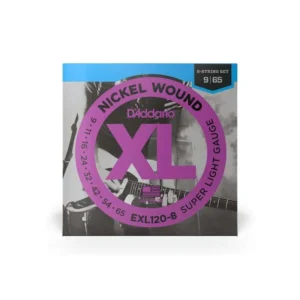 D'Addario EXL120-8 Cuerdas para Guitarra de 8 Cuerdas
