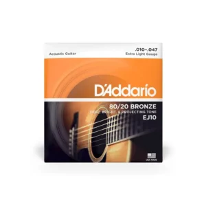 D'Addario EJ10 Set de Cuerdas de Bronce 80/20