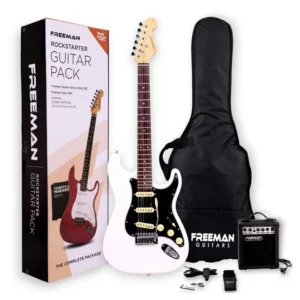 Freeman Rockstarter White Pack de Guitarra Eléctrica