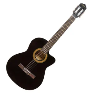 Freeman FRCG44CEQ BK Guitarra de Nylon con Ecualizador