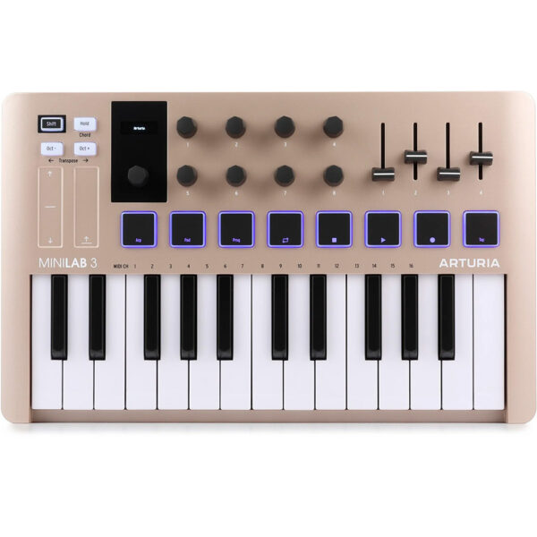 Arturia-MiniLab-3-Champagne-