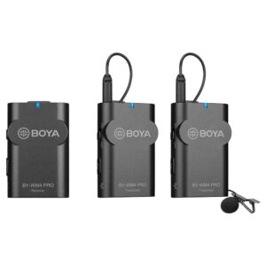 BOYA BY-WM4 Pro K2 Sistema de Micrófono Inalámbrico Dual 2.4GHz