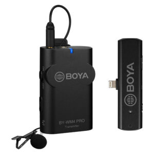 BOYA BY-WM4 Pro-K3 Sistema de Micrófono Inalámbrico Lightning iOS