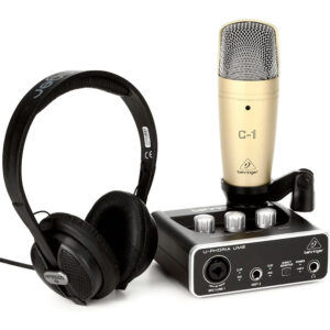 Behringer U-Phoria Studio – Pack de Estudio para Podcast y Grabación Vocal