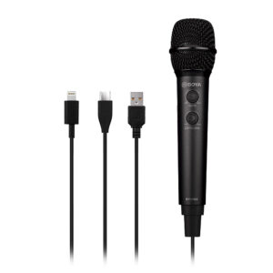 BOYA BY-HM2 Micrófono de Mano para Cámara y Streaming