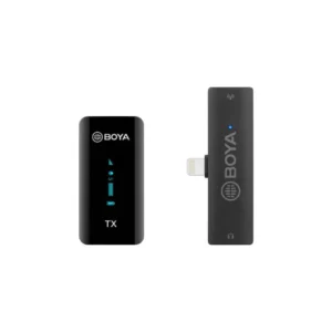 BOYA BY-XM6-S3 Sistema de Micrófono Inalámbrico Lightning iOS 2.4GHz
