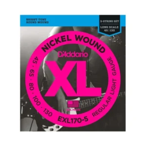 D'Addario EXL170-5 Set de Cuerdas para Bajo 5 Cuerdas