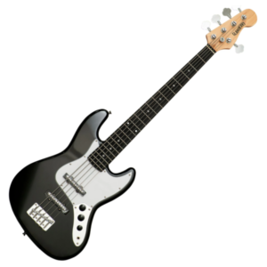 Glamberry Jazz Bass V Black Bajo Eléctrico 5 Cuerdas