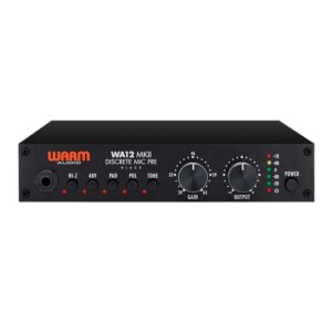 Warm Audio WA12 MKII Black Preamplificador de Micrófono