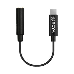 BOYA BY-K4 Adaptador de Audio 3.5mm TRS a USB Tipo C
