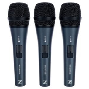 Sennheiser 3 pack e835S Kit de 3 Micrófonos Dinámicos